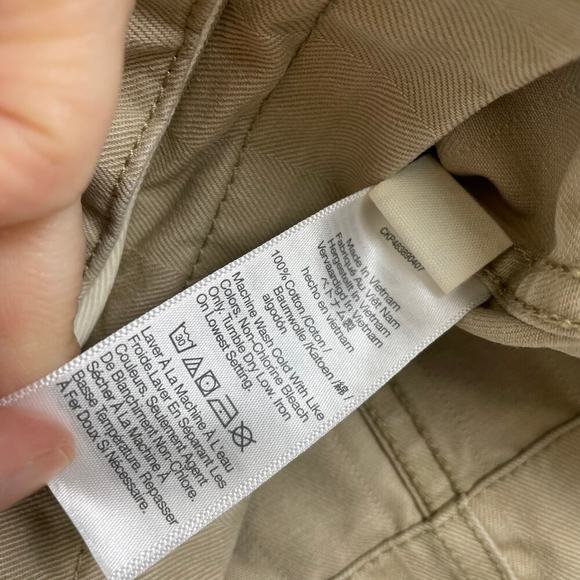 Madewell Women’s Tan Cropped Cargo Jacket with a pockets Zip Up LIKE NEW size M - Picture 7 of 8